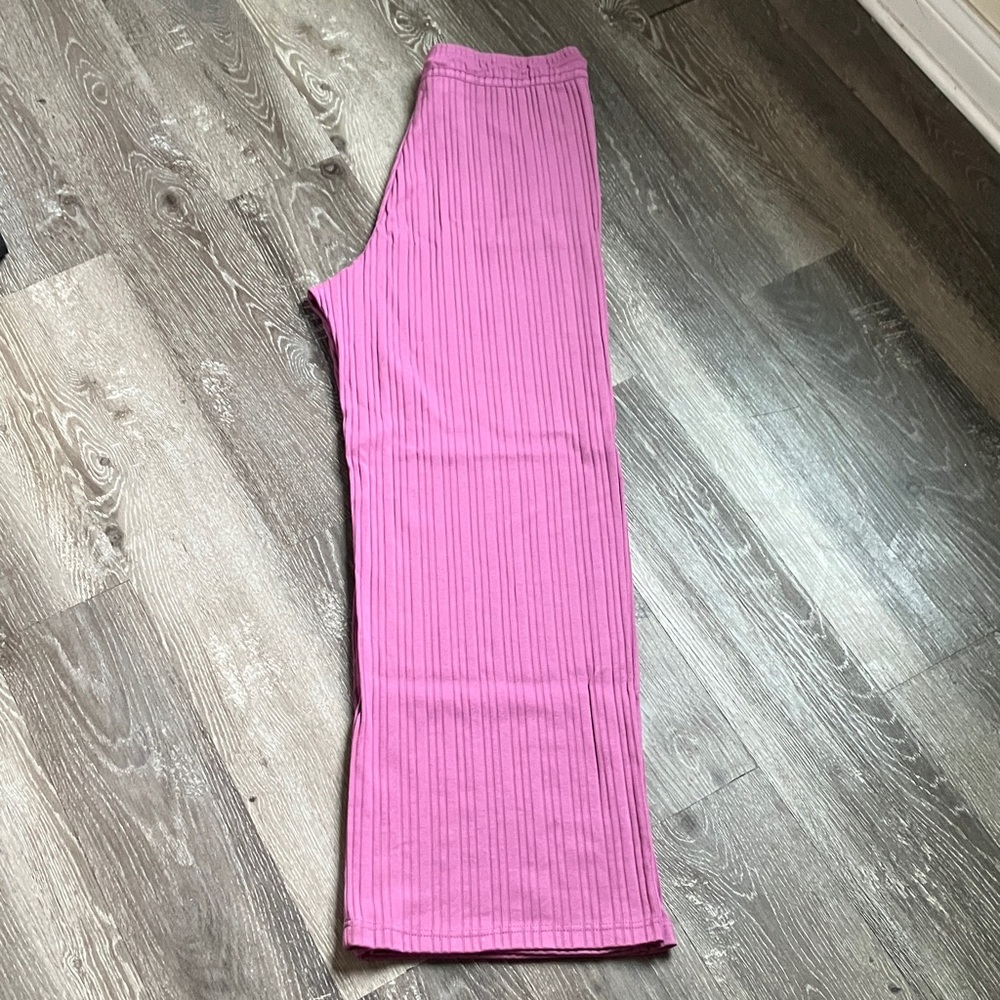 Nike Sportswear Ribbed Jersey High-Rise Wide-Leg Pants - Picture 9 of 14